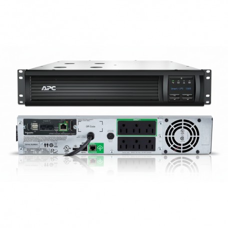APC SMT1500RM2UCNC Smart UPS Line Interactive 1500VA Rackmount 2U 120V (SMT1500RM2UCNC)
