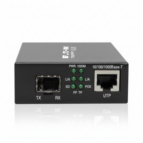 Eaton Tripp Lite N785-P01-SFP Gigabit SFP Media Converter with PoE (N785-P01-SFP)
