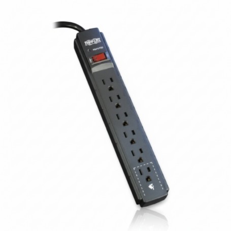 Eaton Tripp Lite TLP606B Surge Protector 900 Joules (TLP606B)