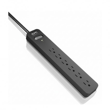 APC PE63DP Essential SurgeArrest 6 Outlet Surge Protector Dual Pack (PE63DP)