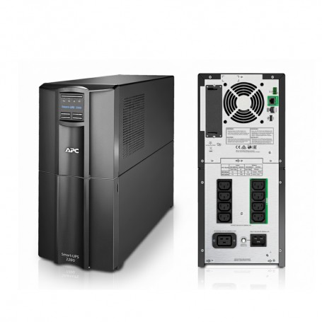 APC SMT2200IC Smart-UPS avr Line Interactive 2200VA Tower 230V C19 outlets, (SMT2200IC)