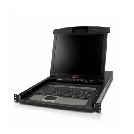 APC AP5816 1U Rack Console, 17in Black (AP5816)