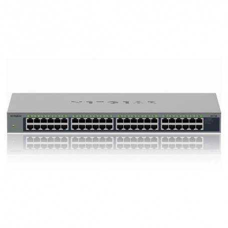 Netgear GS748-100NAS 48-Port Gigabit Unmanaged Ethernet Switch (GS748-100NAS)