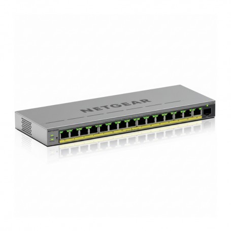 NETGEAR GS116EP-100NAS 16 Port GB Plus Ethernet Switch with PoE+ (GS116EP-100NAS)