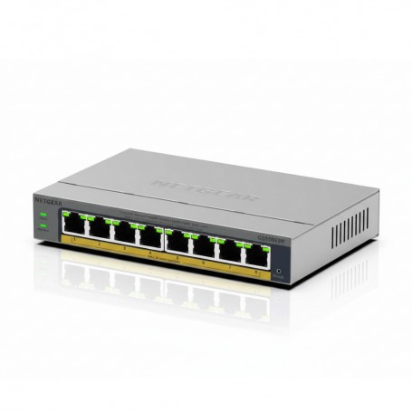 NETGEAR GS108EPP-100NAS 8 Port Gigabit PoE+ Ethernet Switch (GS108EPP-100NAS)