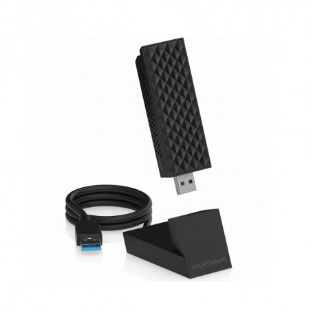 Netgear A9000-100PAS Nighthawk A9000 BE6500 Wi-Fi 7 USB Adapter 1 Port (A9000-100PAS)