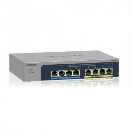 NETGEAR MS108UP-100NAS  8-Port 2.5G PoE+ Unmanaged Ethernet Switch (MS108UP-100NAS)