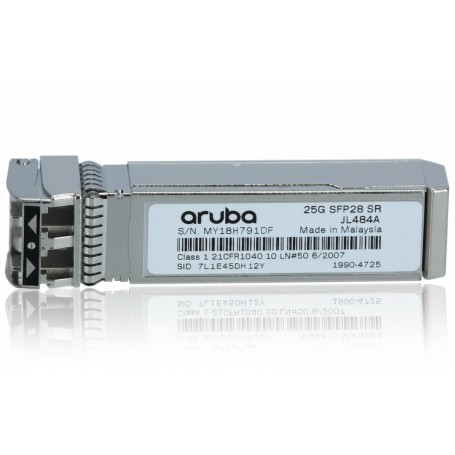 HPE Aruba JL484A 25G SFP28 LC SR 100m MMF Transceiver (JL484A)