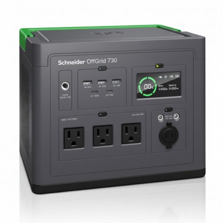 APC PPS730 Schneider Off-Grid Portable Power Station, 700W, 738Wh,120V (PPS730)