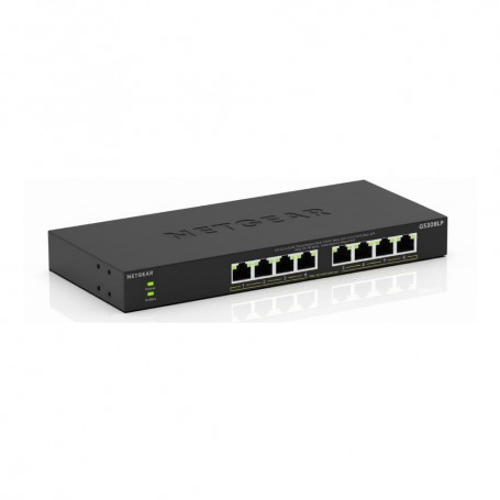 Netgear GS308LP-100NAS 8-Port Gig PoE+ Unmanaged Ethernet Switch (GS308LP-100NAS)