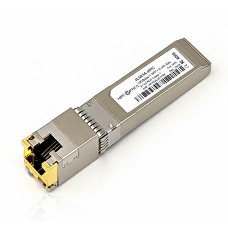 HPE Aruba JL563A 10Gbase T SFP RJ45 30m Cat6A Transceiver (JL563A)