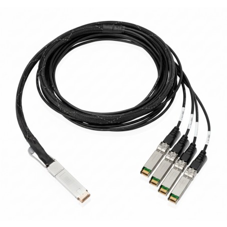 HPE 845416-B21 Direct Attach Coppe100GB QSFP28 to 4X25GB SFP28 3M DAC (845416-B21)