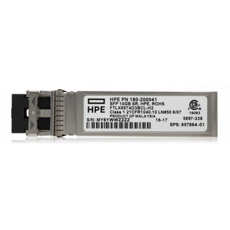 HPE FTLX8574D3BCL-H2 10Gb SFP+ SR Transceiver Module LC Connector (FTLX8574D3BCL-H2)