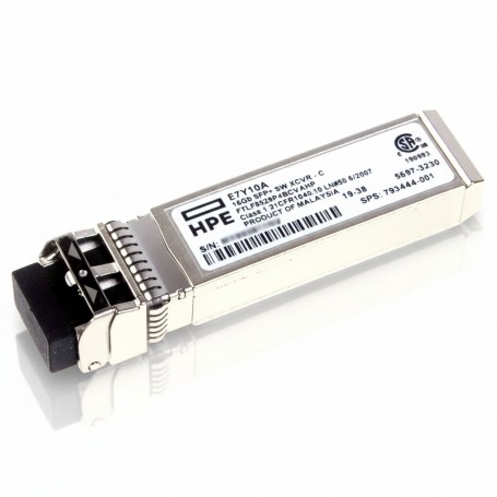 HPE E7Y10A 16 Gb Fibre Channel Short-Wave (SW) SFP Transceiver Module (E7Y10A)