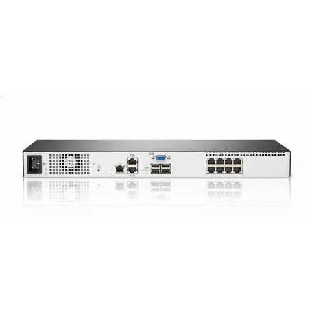 HPE Q1P54A 1 × 1 × 8 G4 Rack‑Mountable KVM IP Console Switch (8 Ports) (Q1P54A)