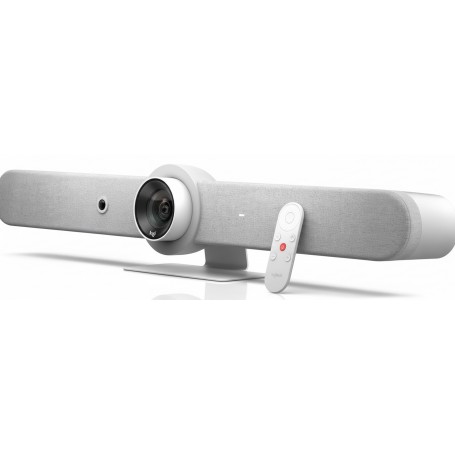 Logitech 960-001320 Rally Bar All-in-One Video Bar (White) (960-001320)