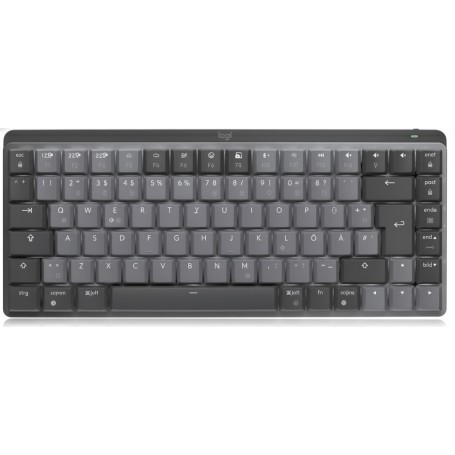 Logitech 920-010552 MX Mechanical Mini Wireless Keyboard (Gray, Clicky) (920-010552)