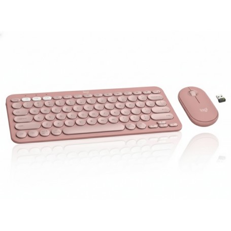Logitech 920-012199 Pebble 2 Wireless keyboard and mouse Combo Rose (920-012199)