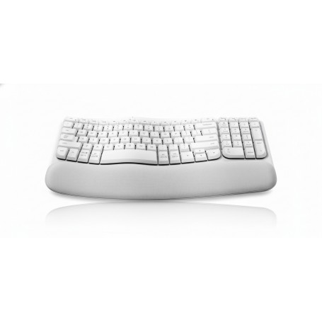 Logitech 920-012275 Wireless Wavekeys Keyboard White (920-012275)