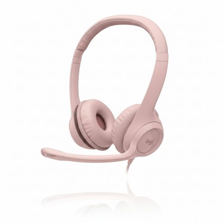 Logitech 981-001280 H390 USB Computer Headset Rose (981-001280)