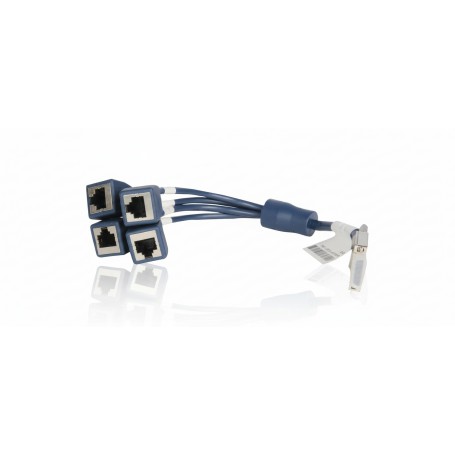 HPE JG263A X260 Mini D-28 to 4-RJ45 0.3M Router Cable (JG263A)