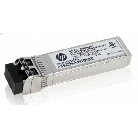 HPE 720999-002 MSA 2040 16GB Short Wave Fibre ChannelSFP+ Transceiver (720999-002)