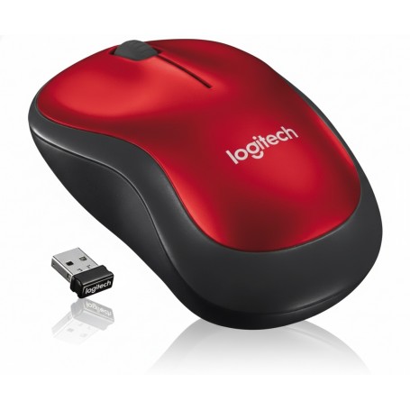 Logitech 910-003635 M185 Wireless Mouse 2.4GHz with USB Mini Receiver (910-003635)