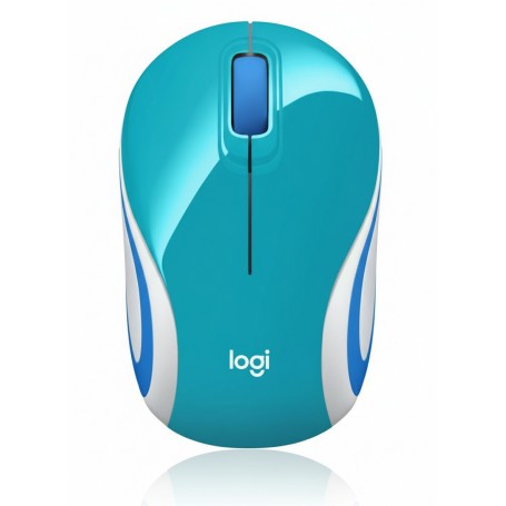 Logitech 910-005363 M187 Wireless Mouse Bright Teal (910-005363)