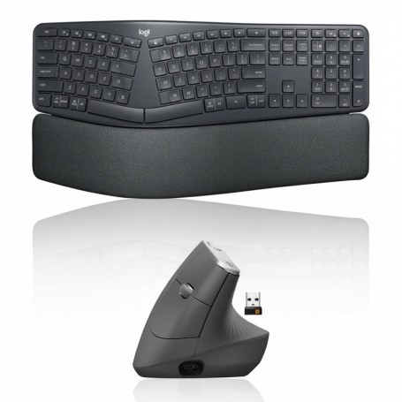 Logitech SYNMK860PK MK860 Ergonomic Keyboard & Mouse Combo (SYNMK860PK)