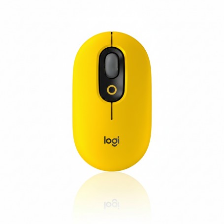 Logitech 910-006543 Pop Mouse with Emoji Blast Blast Yellow (910-006543)