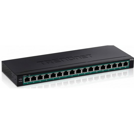 TRENDnet TPE-TG161H 16-Port Gigabit PoE+ Switch (TPE-TG161H)