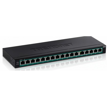 TRENDnet TPE-TG160H 16-Port Gigabit PoE+ Switch for Efficient Networking (TPE-TG160H)