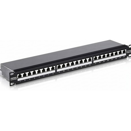 TRENDnet TC-P24C6AS 24-Port Cat6a Shielded Patch Panel (TC-P24C6AS)