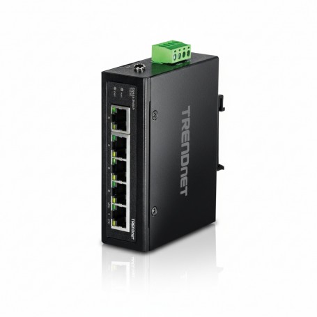 TRENDnet TI-G50 5-Port Hardened Industrial Gigabit DIN-Rail Switch (TI-G50)