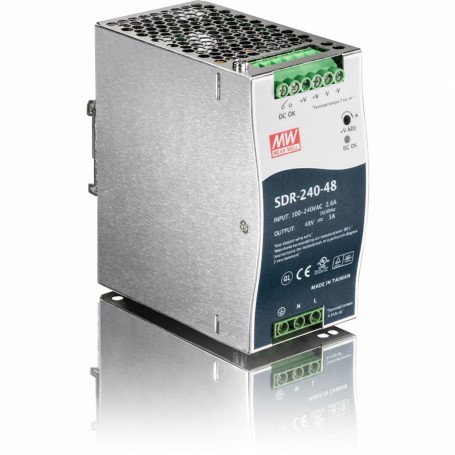 TRENDnet TI-S24048 DIN Rail 48V 240W Power Supply for TI-PG80 (TI-S24048)