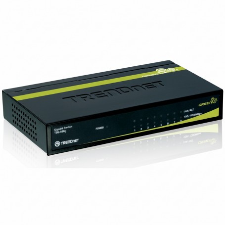 TRENDnet TEG-S80G 8-Port Gigabit GREENnet Switch (Metal) (TEG-S80G)
