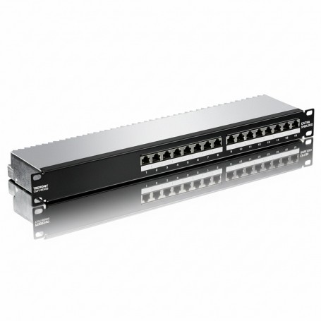 TRENDnet TC-P16C6AS 16-Port Cat6A Shielded 1U Patch Panel (TC-P16C6AS)