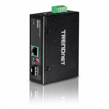 TRENDnet TI-UF11SFP Industrial SFP to Gigabit UPoE Media Converter (TI-UF11SFP)