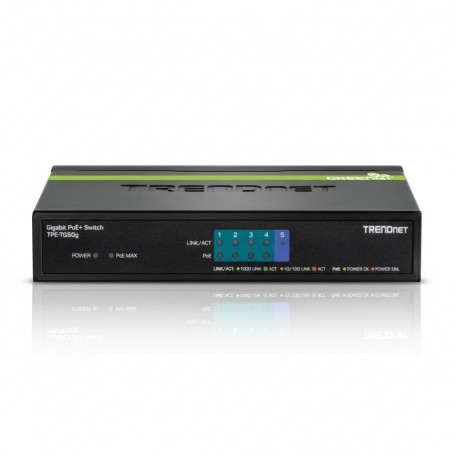 TRENDnet TPE-TG50G 5-Port Gigabit PoE+ Unmanaged Switch (TPE-TG50G)