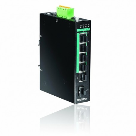 TRENDnet TI-PG541 5-port Industrial Gigabit PoE+ DIN-Rail Switch (TI-PG541)