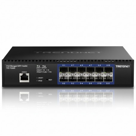 TRENDnet TL2-F7120 12-Port 10G Layer 2 Managed SFP Switch (TL2-F7120)
