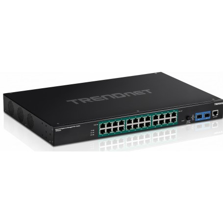 TRENDnet TI-RP262i 26 ports Industrial L2 PoE+ Switch 685W (TI-RP262i)