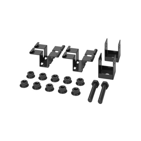 APC NSAC2051 NetShelter Aisle Containment Rod Mounting Brackets Set of 2 Black (NSAC2051)