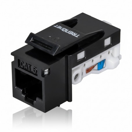 TRENDnet TC-K25C6BK Cat6 Keystone Jacks 25 Pack (TC-K25C6BK)