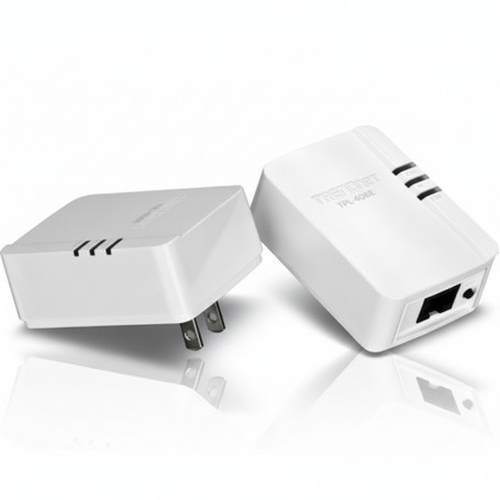 TRENDnet TPL-406E2K Compact Powerline Ethernet Adapter Kit 500 AV (TPL-406E2K)