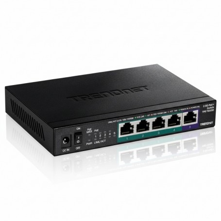 TRENDnet TPE-TG350 Unmanaged 2.5G PoE Ethernet Switch 5 Port (TPE-TG350)
