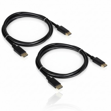 TRENDnet TK-DP06/2 6 ft. DisplayPort 1.2 Cable - 2 Pack (TK-DP06/2)