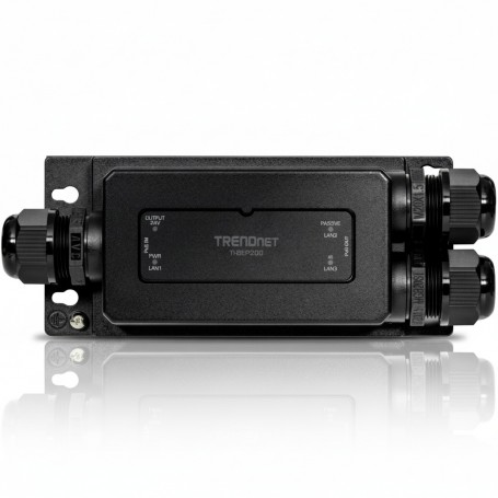 TRENDnet TI-BEP200 Outdoor 2 Port Gigabit PoE Extender IP67 Rated (TI-BEP200)
