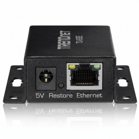 TRENDnet TU-S9E, 1-Port Serial to IP Ethernet Converter, Black (TU-S9E)