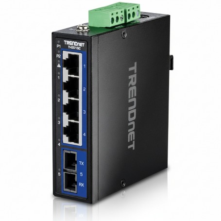 TRENDnet TI-G51SC 5 Port Hardened Industrial Switch with SC Port (TI-G51SC)